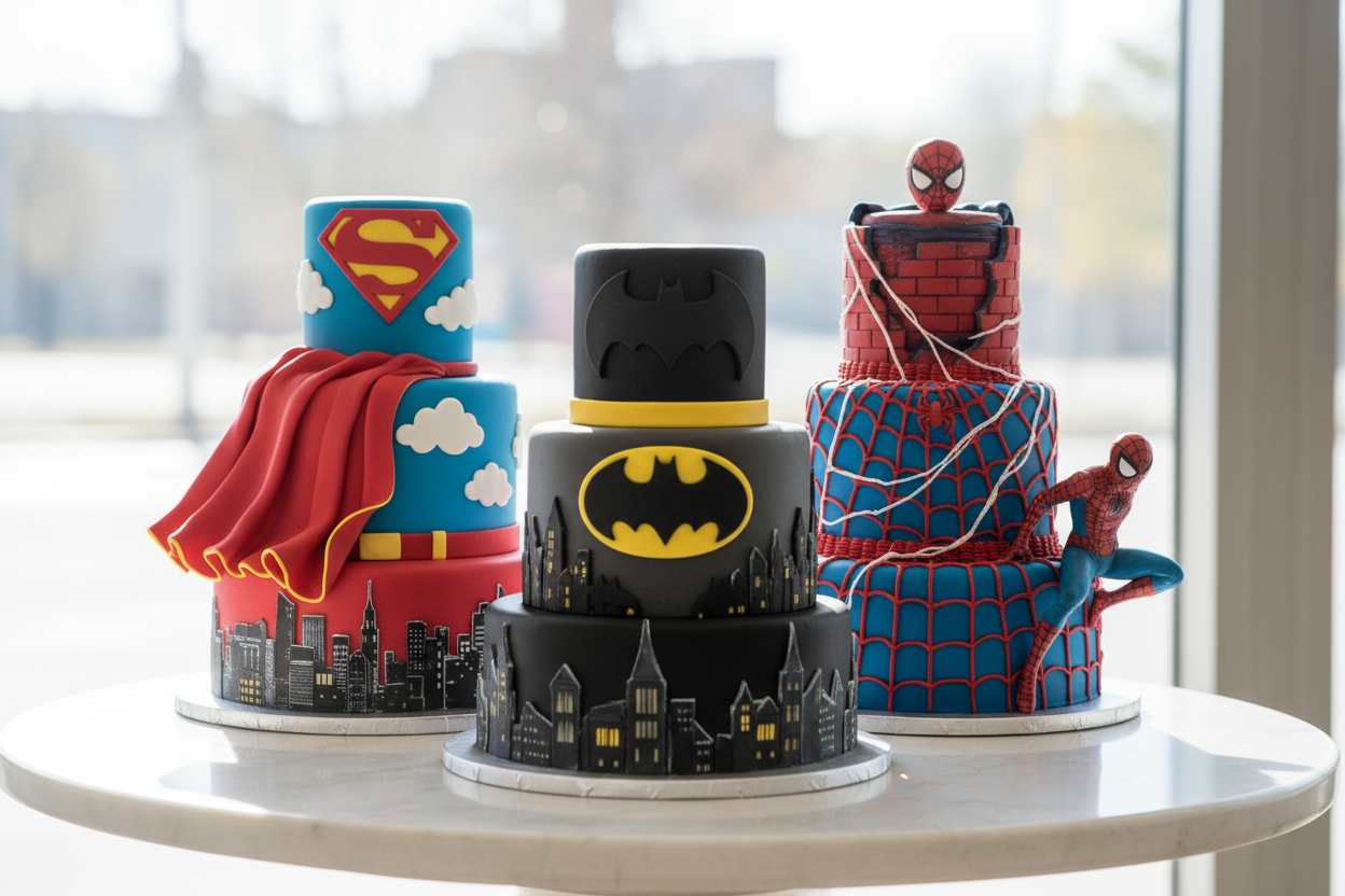 Superhero Cakes