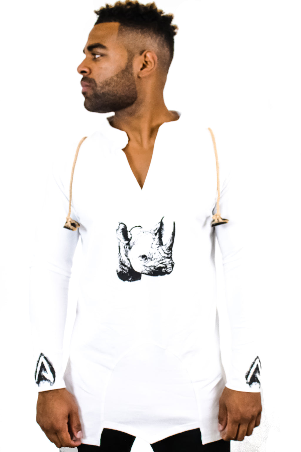 Long Sweater "Black Rhino" - House of Adamant