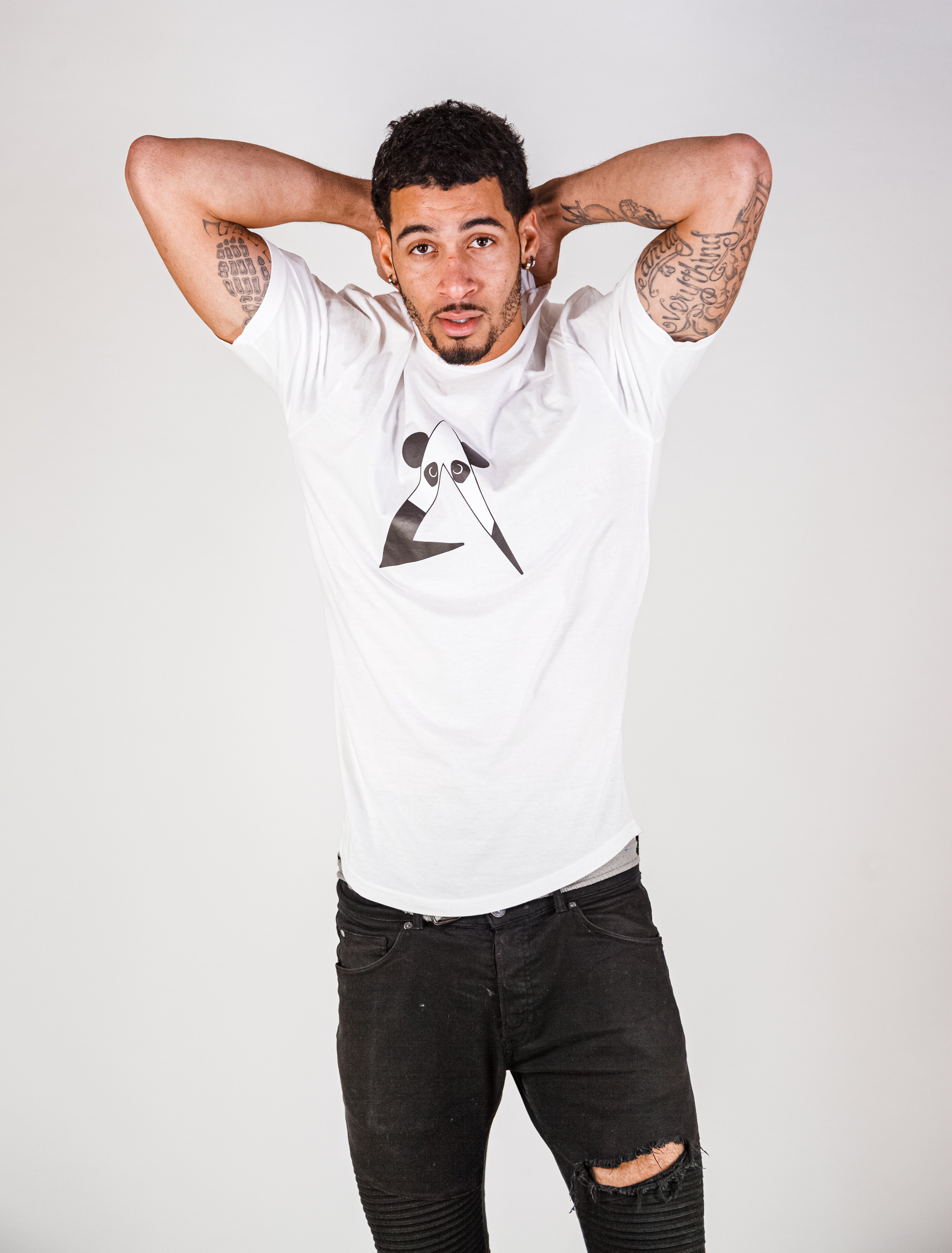 White Street-wear Tee