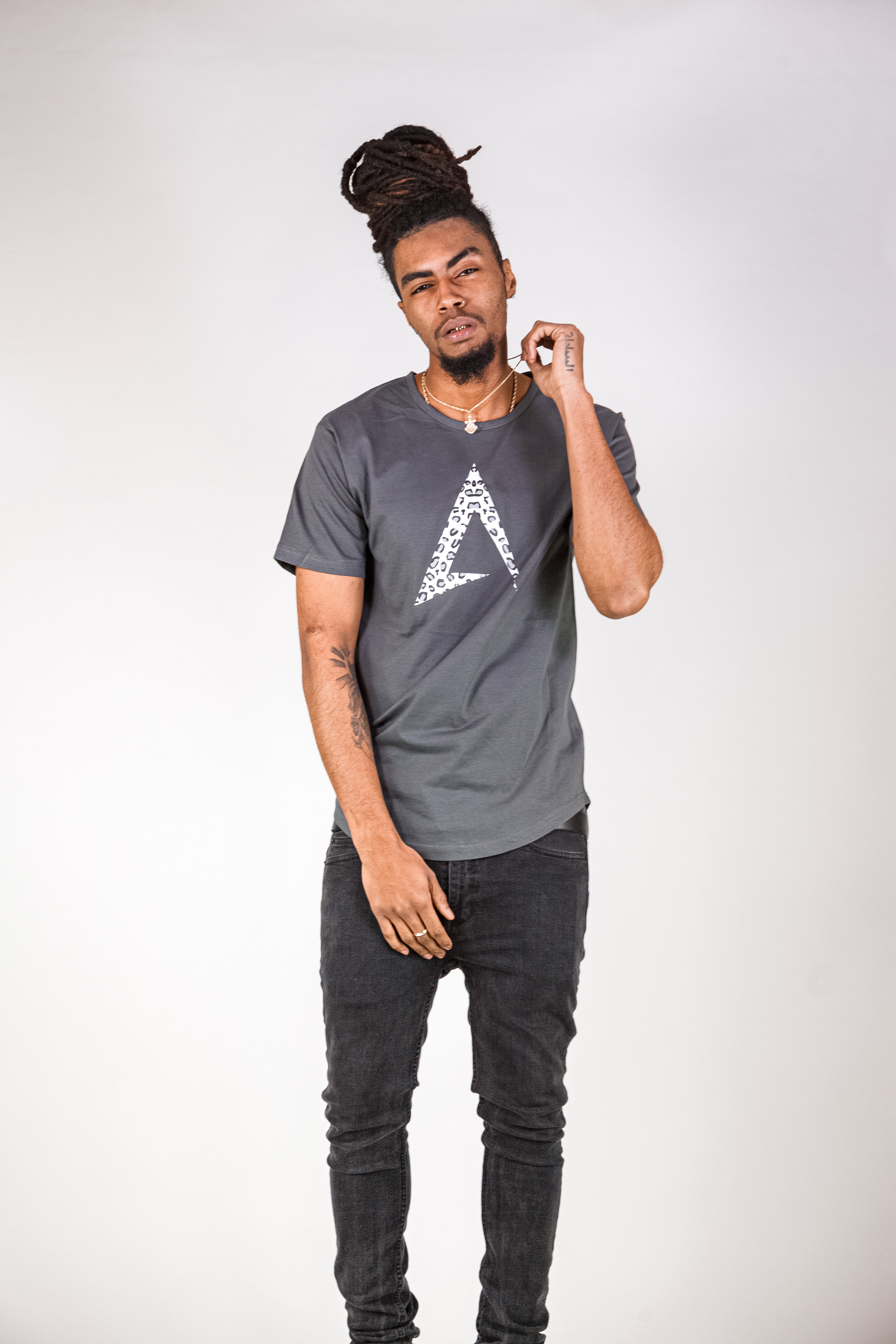 Grey Street-wear Tee