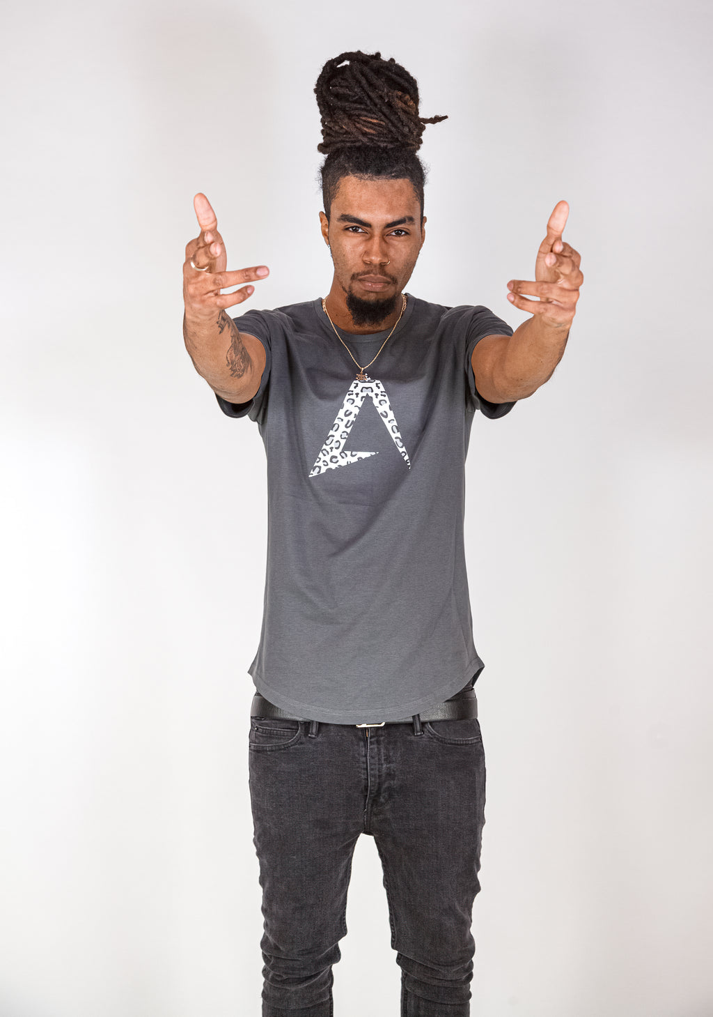 Grey Street-wear Tee