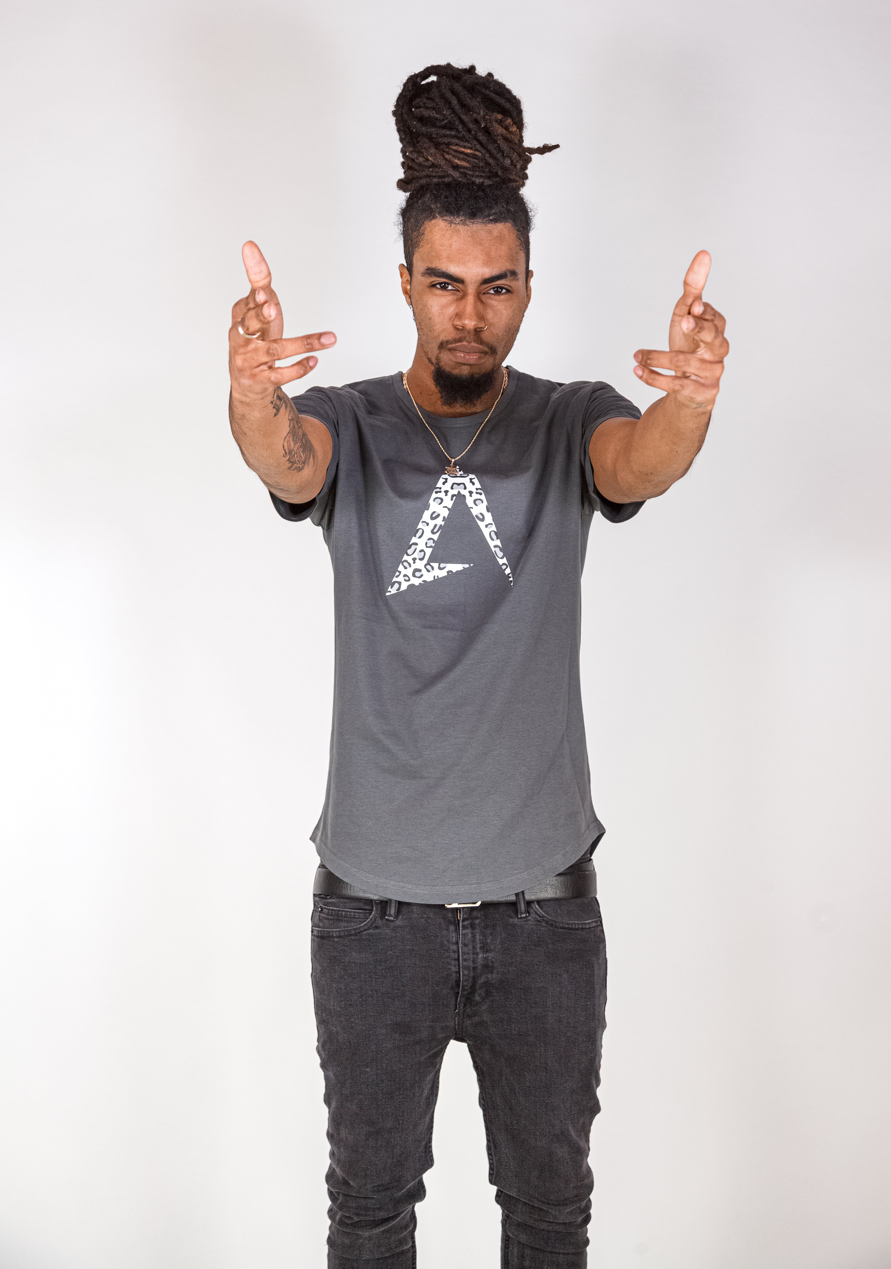 Grey Street-wear Tee