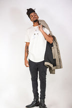 Beige Street-wear Tee